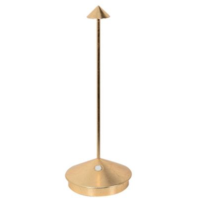 Zafferano LD1650BFO - Lámpara de mesa Pina Pro hoja de oro