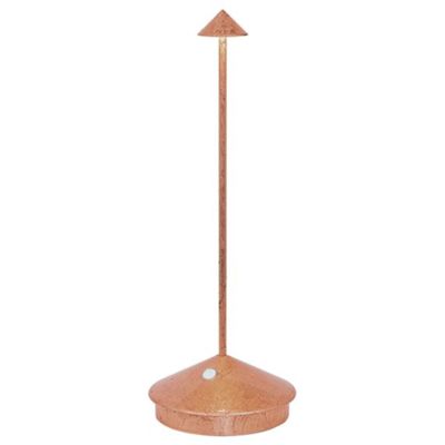 Zafferano LD1650RFR - Lampe de table Pina Pro feuille de cuivre