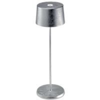 Zafferano LD0850BFA - Lampe de table Olivia Pro feuille d'argent