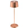 Zafferano LD0850RFR - Lámpara de mesa Olivia Pro hoja de cobre