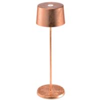 Zafferano LD0850RFR - Lampe de table feuille de cuivre Olivia Pro