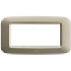 Ave 45PY04CHO System 45 - Placa champagne mate 4 módulos