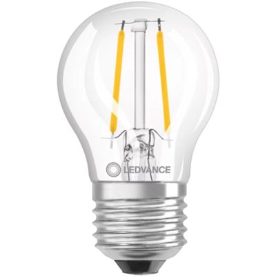 Ledvance PCP25827C1 - Lámpara LED esfera E27 2.5W 230V 2700K