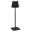 Zafferano LD0490D3 - Lampe de table Poldina Micro noire