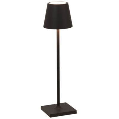 Zafferano LD0490D3 - lampada da tavolo Poldina Micro nero