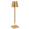 Zafferano LD0490O3 - lampada da tavolo Poldina Micro oro lucido