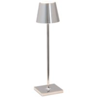 Zafferano LD0490C3 - Lampe de table Poldina Micro en chrome poli