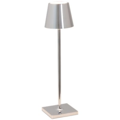 Zafferano LD0490C3 - Lampe de table Poldina Micro en chrome poli