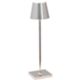 Zafferano LD0490C3 - lampada da tavolo Poldina Micro cromo lucido