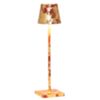 Zafferano LD0490FFO - Lampe de table Poldina Micro feuille d'or rouge craquelé