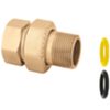 Caleffi 588060 - racor recto de tres piezas F/M 1