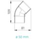 Sistem Air 3050.0 - curve 45 M/F 50mm