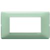 Plana - placa de tecnopolímero de 4 plazas mint reflex