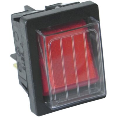 Arteleta 8650.34.36.R.PV - Interrupteur avec coupelle rouge cristal