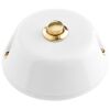 Amica Europa - brass-plated porcelain button