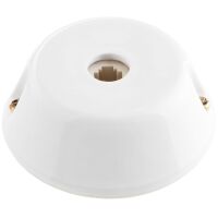 Amica Europa - porcelain telephone socket with 6/4 plug