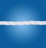 White cotton braided telephone cable