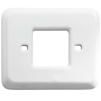 Linea Amica - placa de porcelana blanca