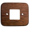 Amica line - walnut wood plaque