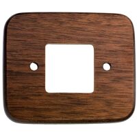 Linea Amica - walnut wood plaque