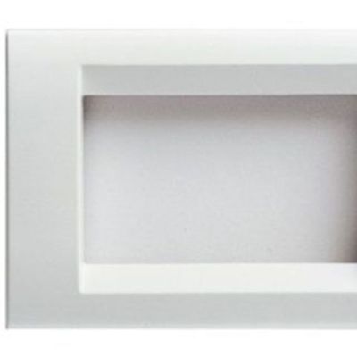 Gewiss GW32024 Playbus - placca 4 moduli bianco nuvola