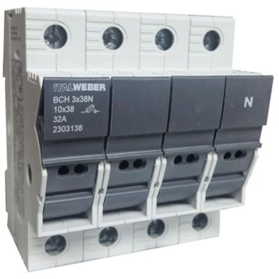Italweber 2303138 - fuse holder 3P+N 32A 4M