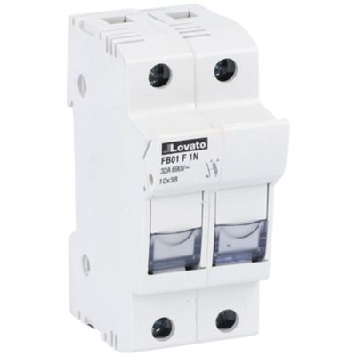 Lovato FB01F1N - 1P+N 32A 2M switch fuse holder