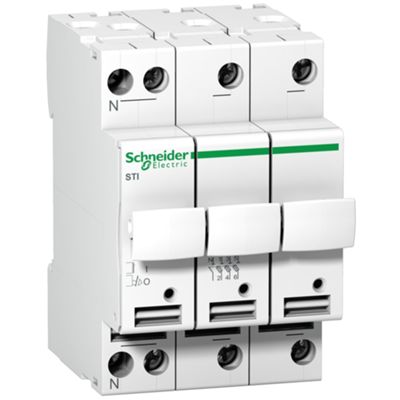 Schneider A9N15658 - portafusibles seccionador 3P+N 32A 3M