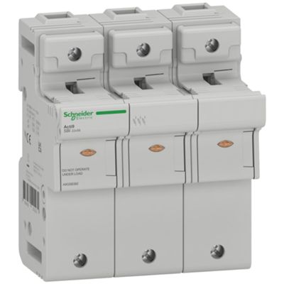Schneider A9GSB392 - Portafusibles desconectador 3P 125A 6M