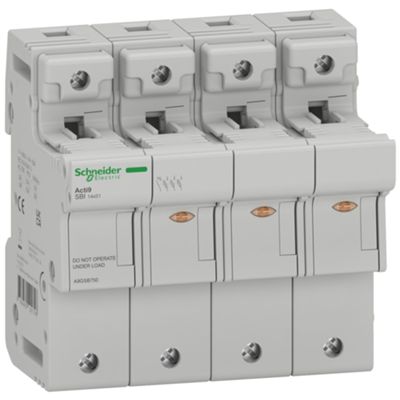 Schneider A9GSB750 - portafusibile sezionatore 3P+N 50A 6M