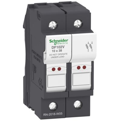 Schneider DF102V - Portafusibles desconectador 2P 32A