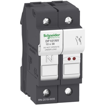 Schneider DF101NV - 1P+N 32A switch fuse holder