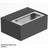 Prisma 3105447 - ORION HM 5.5W 3000K white ceiling light