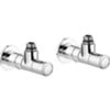 Caleffi 400100 - Kit radiador decorativo 1/2 cromado