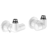 Caleffi 400401 - 1/2 white radiator kit