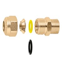Caleffi 904414 - racor M 1/2 x 14