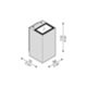 Lombardo LL1291023 - plafoniera Trend U&D 60 6W 3000K grigio antracite