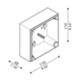 Lombardo LB1300002 - caja de conexiones Kobo gris de alta tecnología