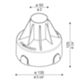 Lombardo LB1070039 - Fijación empotrable CNC/INC 50