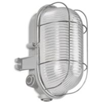 Lombardo LB41424 - Plafón Tortuga Oval E27 60W gris