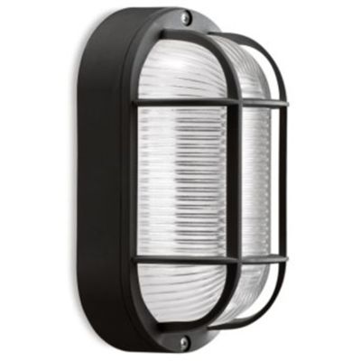 Lombardo LB44122 - plafonnier Tartaruga Ovale 200 Avec Cage E27 60W noir