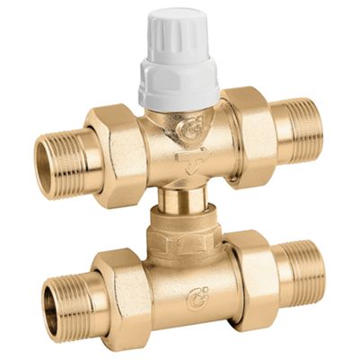 Caleffi 678060 - válvula de zona con T de derivación