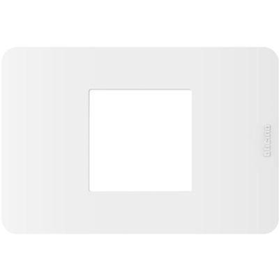 MatixGO - Placca 2 moduli centrati Bianca - JA4819JW