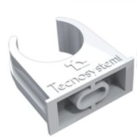 Tecnosystemi 11126317 - Clip de fixation de tuyau rigide CF