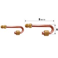 Tecnosystemi 11130017 - racores de inversión aire acondicionado M/H 1/4 - M/H 1/2