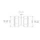 Tecnogas 11338 - buse double pivotante 5/8 SAE