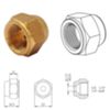Tecnogas 11285 - raccord réduit 1/4x3/8