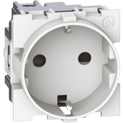 BTicino KW4141 Living Now White - German socket