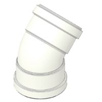 Tecnogas 51046 - coude 45 FF diam.80 Alu