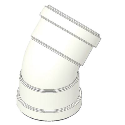 Tecnogas 51046 - curve 45 F/F diam. 80 Alu